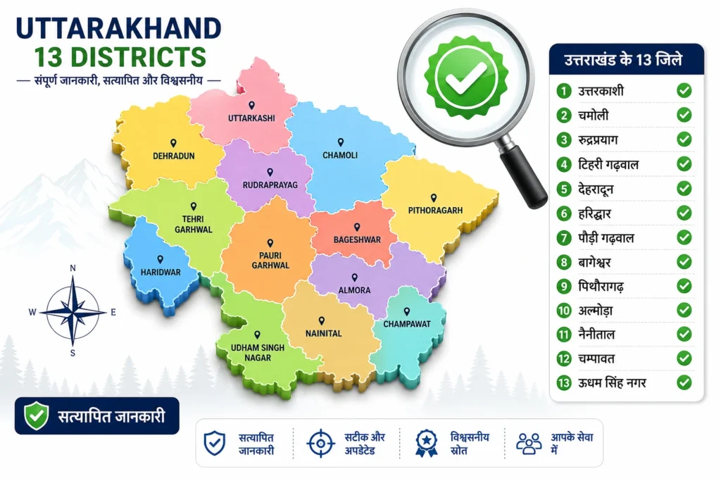 InfoPortal covering all 13 districts for Uttarakhand Sarkari Job and Yojana